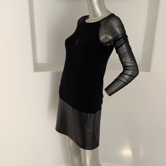 BAILEY-44--DRESS BLACK/FAUX-LEATHER-COMBO SIZE - Picture 4 of 11